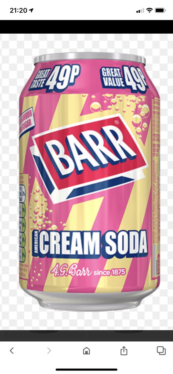 tracypallent72's tweet photo. @PaddyMcGuinness Cream soda 😍I still have it now 🤪 https://t.co/I8k3eUyZp1