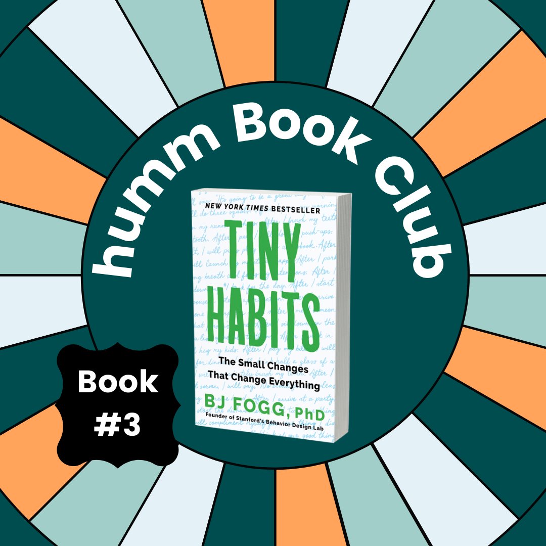 humm (@thinkhumm) on Twitter photo We're excited to announce our third book pick for the humm Book Club, "Tiny Habits: The Small Changes That Change Everything" by BJ Fogg. Get in on the fun by joining the LinkedIn Book Club group: thinkhumm.com/blog/humm-book… We're excited to announce our third book pick for the humm Book Club, "Tiny Habits: The Small Changes That Change Everything" by BJ Fogg. Get in on the fun by joining the LinkedIn Book Club group: thinkhumm.com/blog/humm-book…