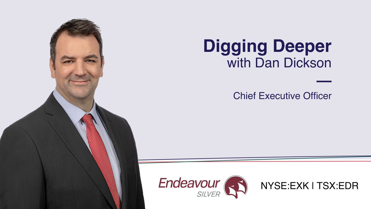 EDRSilverCorp's tweet image. Do you have questions about Endeavour or the #silver #mining industry? Comment below for CEO @DanDickson_ to answer it! $EDR $EXK