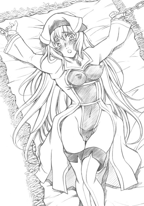 過去絵再掲『ゴブリンスレイヤー』より女神官さんです。 