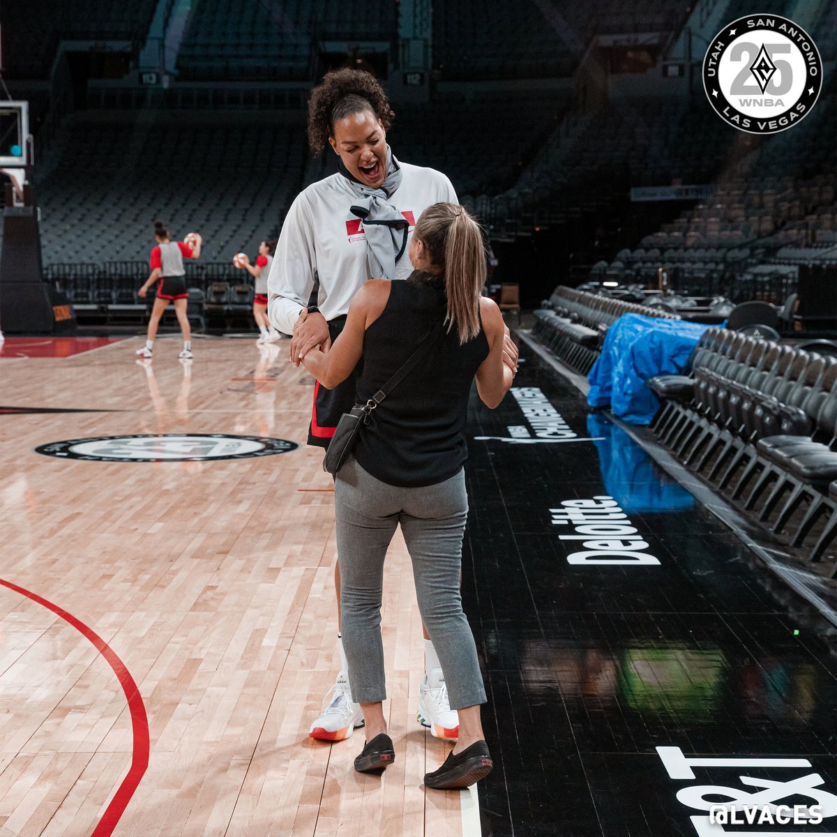 Las Vegas Aces (@lvaces) on Twitter photo So much love for our #AcesAlumni π§‘
It's an honor to celebrate the history of our franchise each and every home game of this 25th <a href="/WNBA/">WNBA</a> Season.
π Helen Darling
π <a href="/Bevilaqua41/">Tully L Bevilaqua OLY</a>
π <a href="/CoachSRJohnson/">Shannon Peewee Johnson</a>
π <a href="/tyoung11/">Ty Young</a>
#ALLIN β¦οΈβ οΈ So much love for our #AcesAlumni π§‘
It's an honor to celebrate the history of our franchise each and every home game of this 25th <a href="/WNBA/">WNBA</a> Season.
π Helen Darling
π <a href="/Bevilaqua41/">Tully L Bevilaqua OLY</a>
π <a href="/CoachSRJohnson/">Shannon Peewee Johnson</a>
π <a href="/tyoung11/">Ty Young</a>
#ALLIN β¦οΈβ οΈ