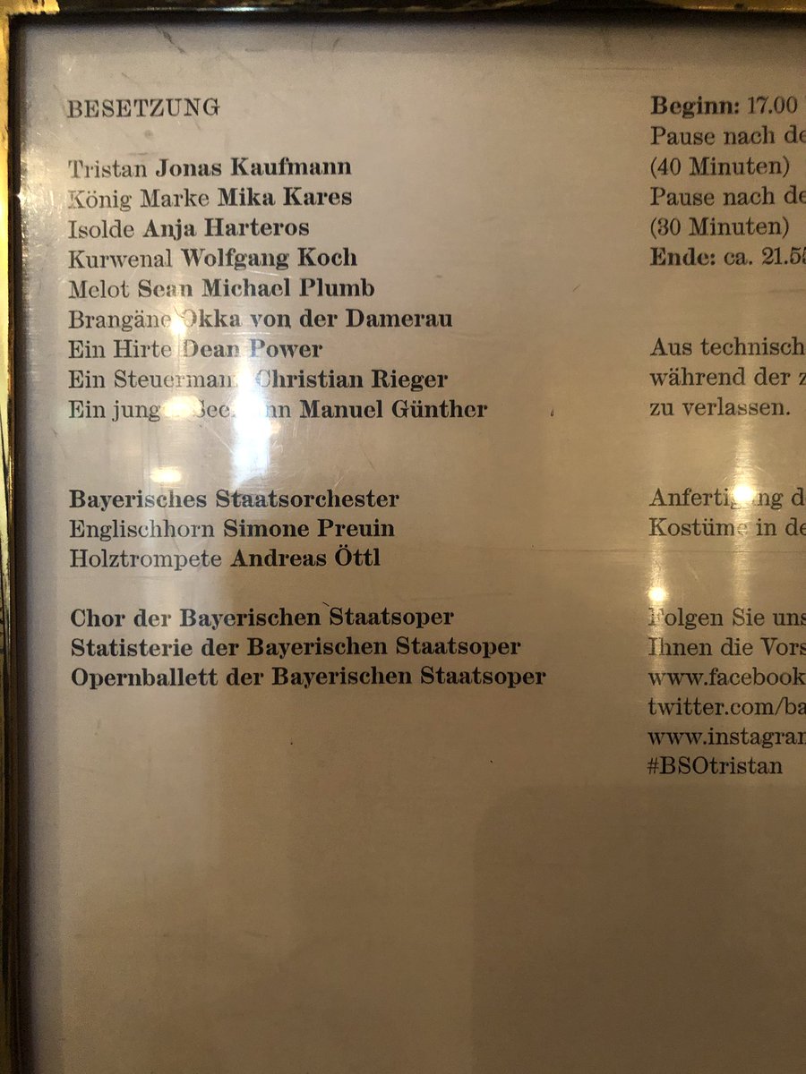 da_hein's tweet image. Nach langer Tristan-Pause: Fantastischer #BSOTristan mit #Kaufmann, #Harteros und beeindruckendem Orchester #Petrenko @bay_staatsoper