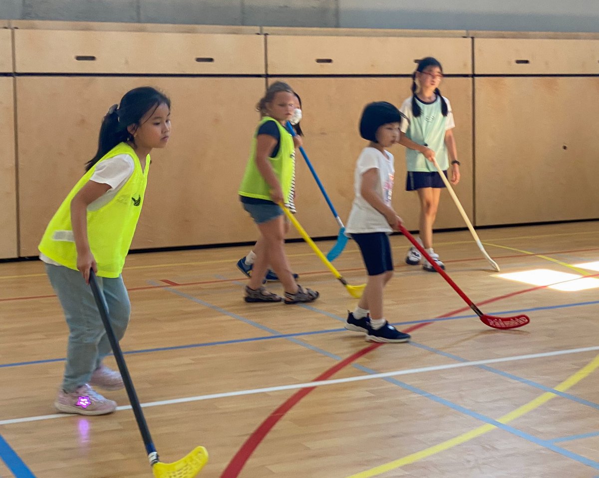 On the penultimate day at Summer Camp, our younger campers enjoyed some fun water and space day activities 🚀. The older campers took part in cricket games and competed in our second-week floorball tournament. #BISBudapest #NAEducation #SummerCamp