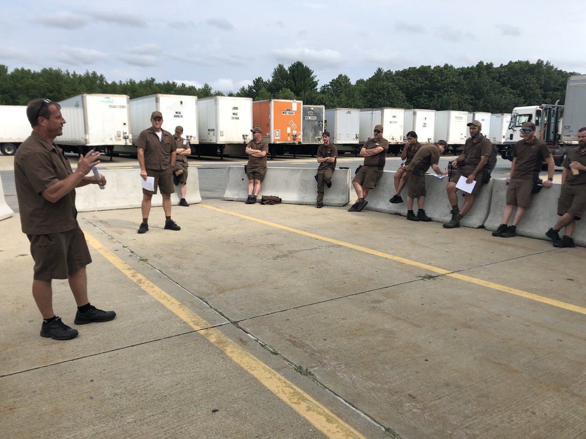 Demo to the workforce on a back first exception. The scene can change quickly, don't nose into driveways!