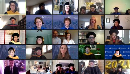 ChiSchoolPrez's tweet photo. Congratulations #TCSPP graduates! What a pleasure it is to welcome you all as alumni! @TCSPPChiDean @GradPsychology #Chicago https://t.co/PF7gqbUeKF