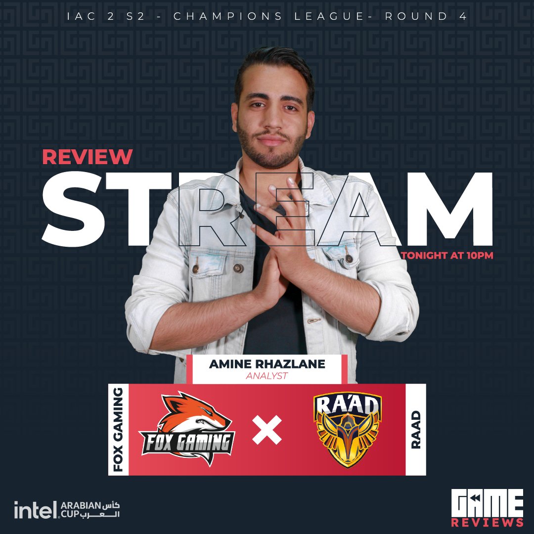 lgaming_ma's tweet photo. Be ready today for new concept GAME REVIEWS with 
@V3nom_lol
Review @FXG_MA vs @TEAMRAAD

#lgaming #lgamingma #gamereviews https://t.co/ilXHce2Yey