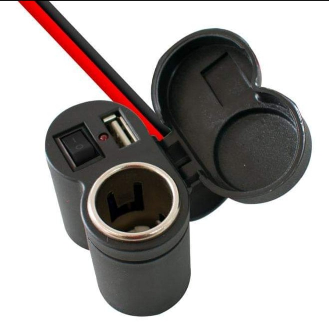 InteGadgets's tweet image. Punto de carga tipo encendedor y USB ideal para motocicleta.
Mayoreo y menudeo