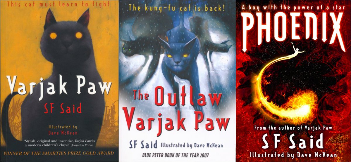 whatSFSaid's tweet image. SUMMER READING GIVEAWAY!

I'm giving away signed &amp;amp; dedicated copies of Varjak Paw, The Outlaw Varjak Paw &amp;amp; Phoenix. RT by July 15th to enter, and say which book you want!

And here's a FREE CLASSROOM POSTER about my books that everyone can have right now!
researchrichpedagogies.org/research/autho…