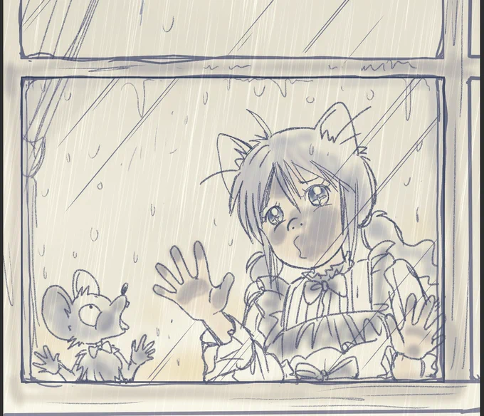 おはようさんです😄
ほんまに今朝もこんな感じで窓から雨を恨んでましたw😅レインコートでフル装備かよ💦めんどくさーっとw😅
やっと金曜日。今日一日頑張ったらまた休み♪週末ゆっくり過ごすど🙌😄
今日も一日ファイトです👍

過去絵
いい加減雨止んでほしいにゃぁぁ🐱💦
ちゅぅぅ、、🐭 