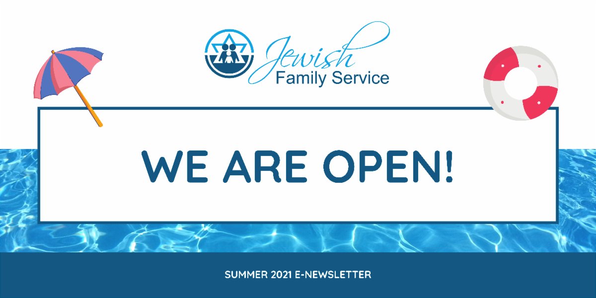 Summer with kids, Back to school support, Friends campaign outcome, New therapist... &amp; more!Check out JFS' Summer Newsletter! conta.cc/3xomkrA