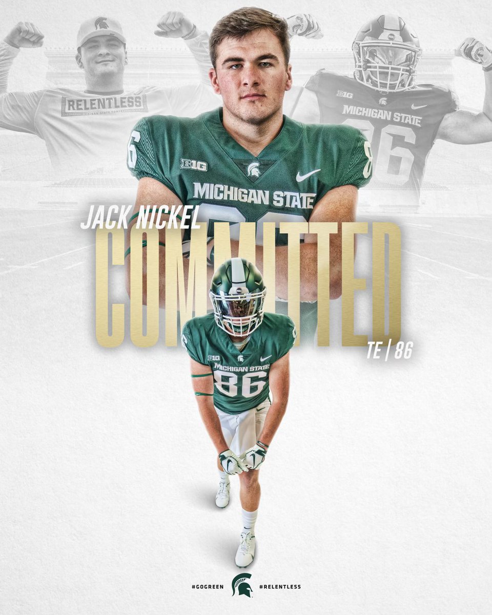 Jack Nickel (@jacknickel86) on Twitter photo Committed. #GoGreen @Coach_mtucker <a href="/Coach_TGilmore/">Ted Gilmore</a> <a href="/PeaglerWilliam/">William Peagler</a> <a href="/JayJohnsonFB/">Jay Johnson</a> <a href="/CoachRuffing/">Nick Ruffing</a> Committed. #GoGreen @Coach_mtucker <a href="/Coach_TGilmore/">Ted Gilmore</a> <a href="/PeaglerWilliam/">William Peagler</a> <a href="/JayJohnsonFB/">Jay Johnson</a> <a href="/CoachRuffing/">Nick Ruffing</a>