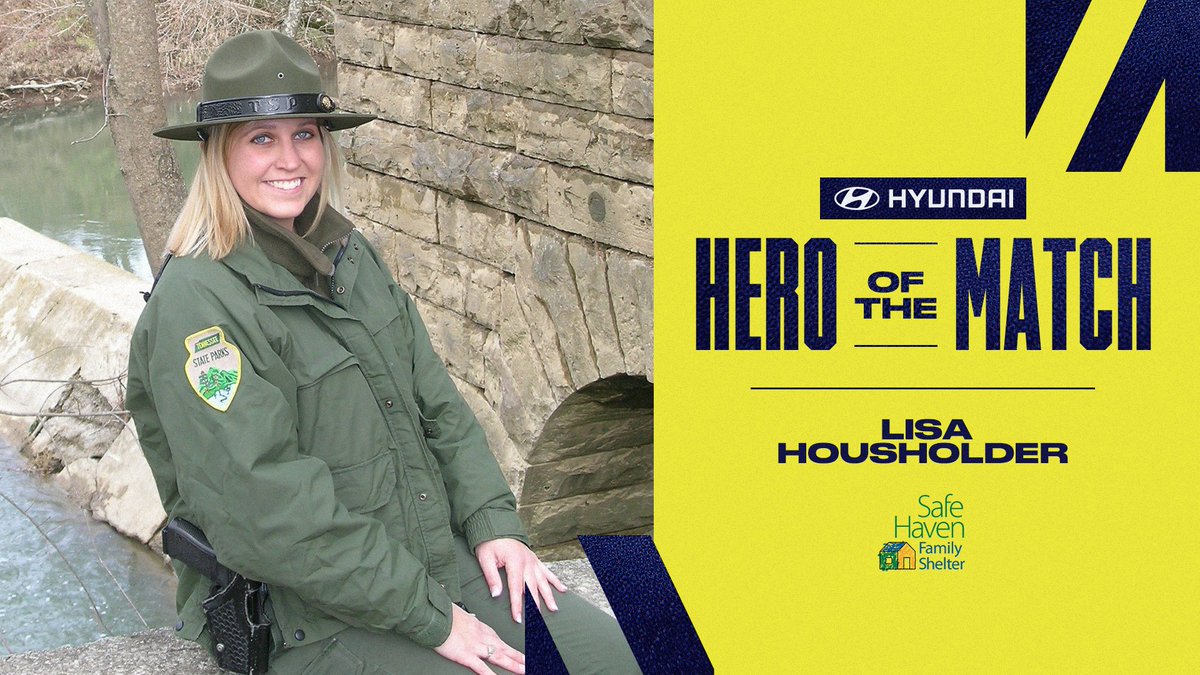Tonight's <a href="/Hyundai/">Hyundai USA</a> Hero of the Match is Lisa Housholder.

Lisa is a Park Ranger for the Harpeth River State Park and a volunteer for Safe Haven Family Shelter, a nonprofit organization that assists families experiencing homelessness.

Thank you, Lisa.