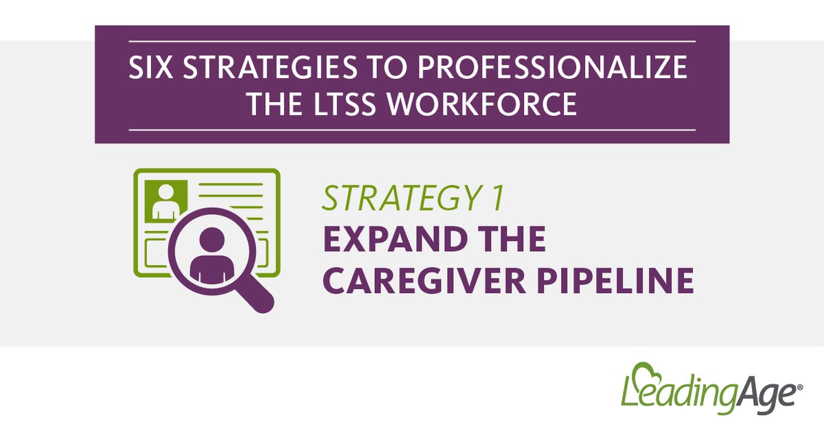 The #LTSS field is experiencing a workforce crisis. There are simply not enough
professional caregivers to provide high-quality support to older adults. We need new and concerted efforts to expand the caregiver pipeline. Read more: leadingage.org/our-vision-pro… #LeadingAgeVoice