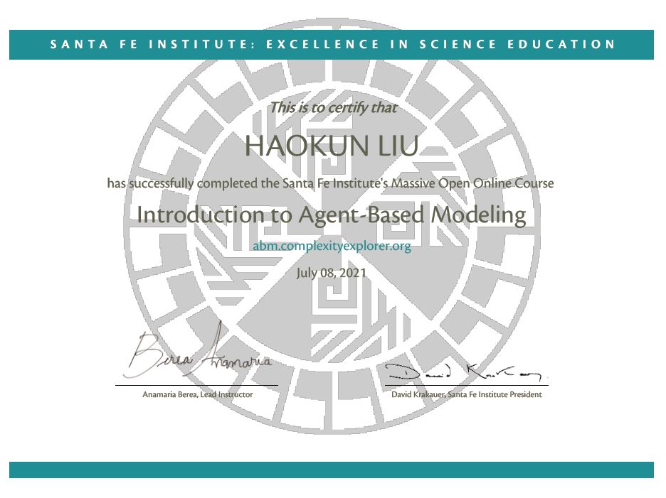 What is unforgettable is that I finished the 14 courses this semester. I think this may be the most valuable experience. Fortunately, the results are pretty good so far. 
Thanks to the recommendation of Dr. Andreas, I completed this and other courses. Let's enjoy the summer.😁