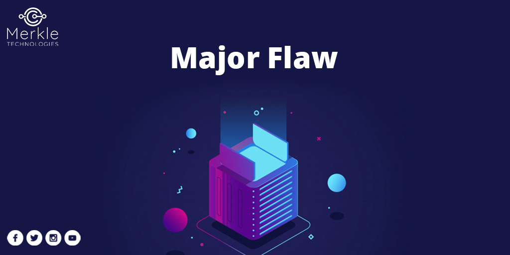 MerkleTech's tweet image. Major Flaws
#MerkleTechnologies #Merklecoin #MTT