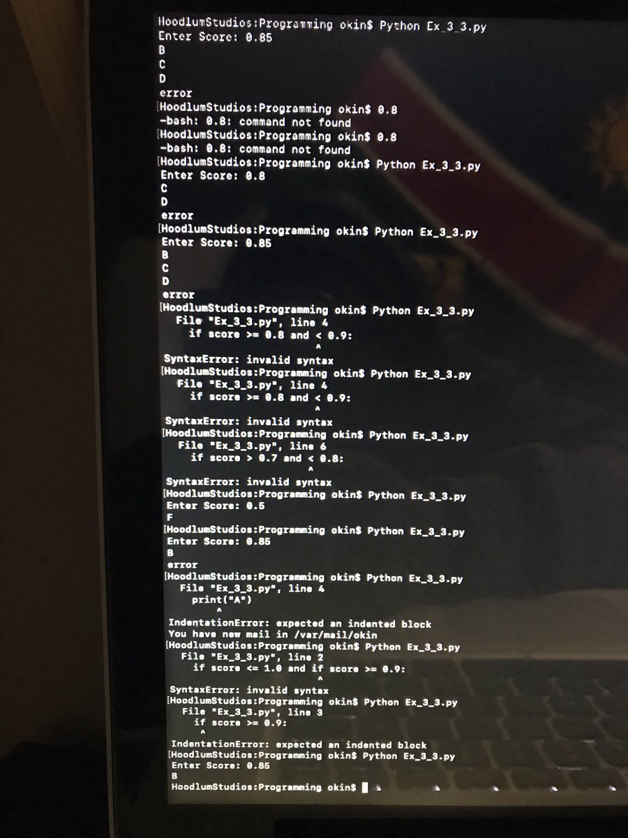 OKIN_17's tweet image. A full hour of trying to figure out what went wrong, but we got it!! 🙌🏾🐍
#PythonJourney #ILearnFast #GiveMeTheKnowledge #DebugItAll