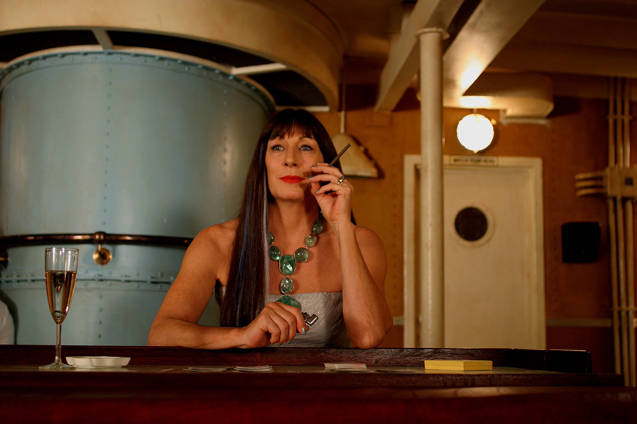 Happy birthday to the fabulous Anjelica Huston, seen here in THE LIFE AQUATIC WITH STEVE ZISSOU (2004)  