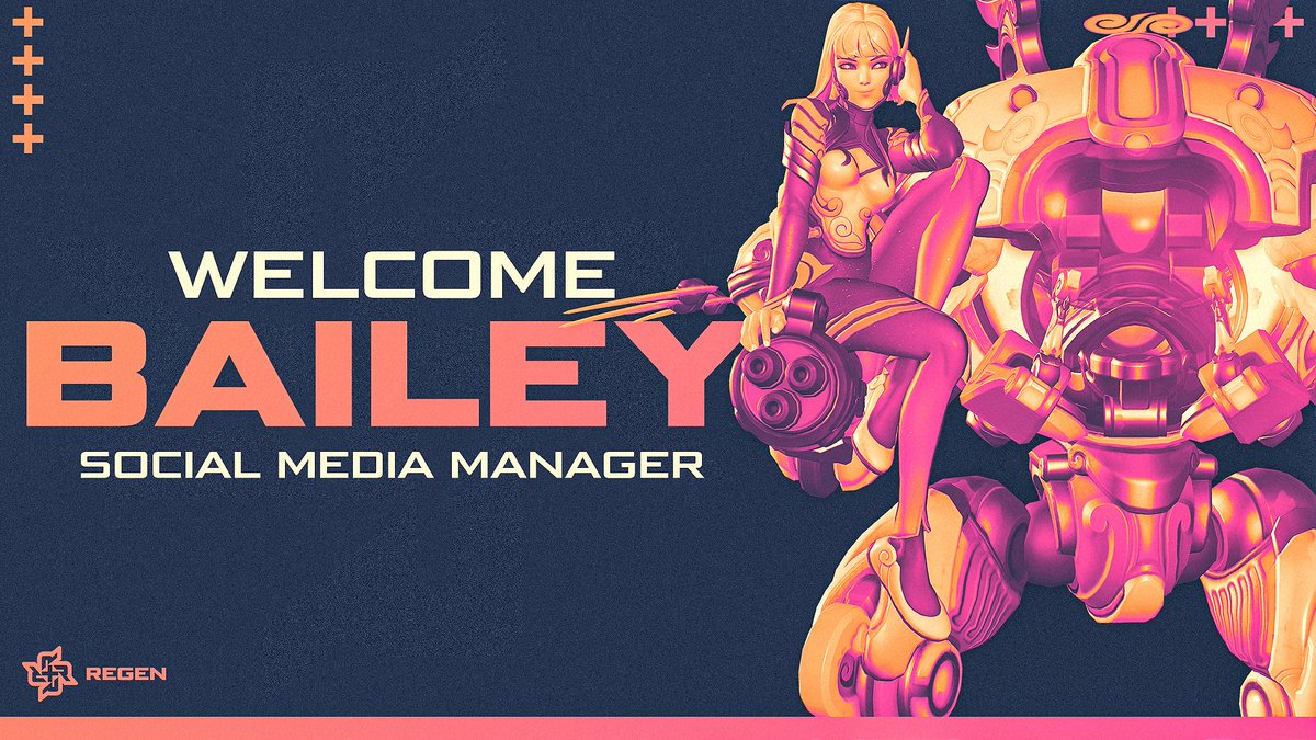 She may not have known who Regen was before a DM from <a href="/itschaboiaqua/">( In Limbo )</a>, but now she is apart of the family. Welcome to the #Regeneration, <a href="/socrmastrbailey/">bailey/bails 🩷</a>.

🎨: <a href="/CyrexiGFX/">Julius M.</a>