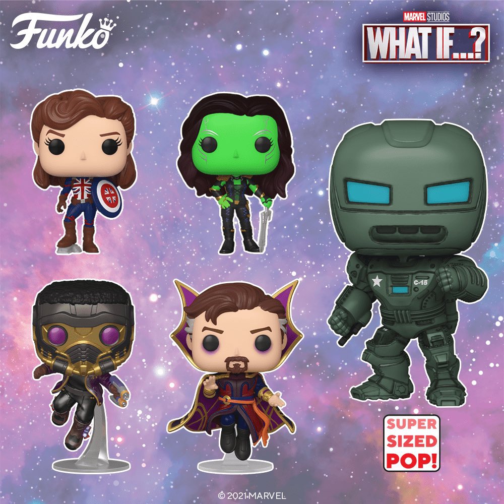 Funko POP Marvel #874 Was wäre wenn...? Doctor Strange Supreme Vinylfigur 