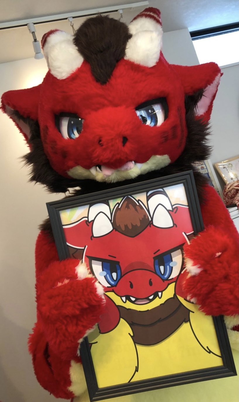 エサタロウ Futalow Fursuitfriday Furry 866 さんにイラストプレゼントもらって嬉しいドルグ T Co Qsrkyv0xs3 Twitter
