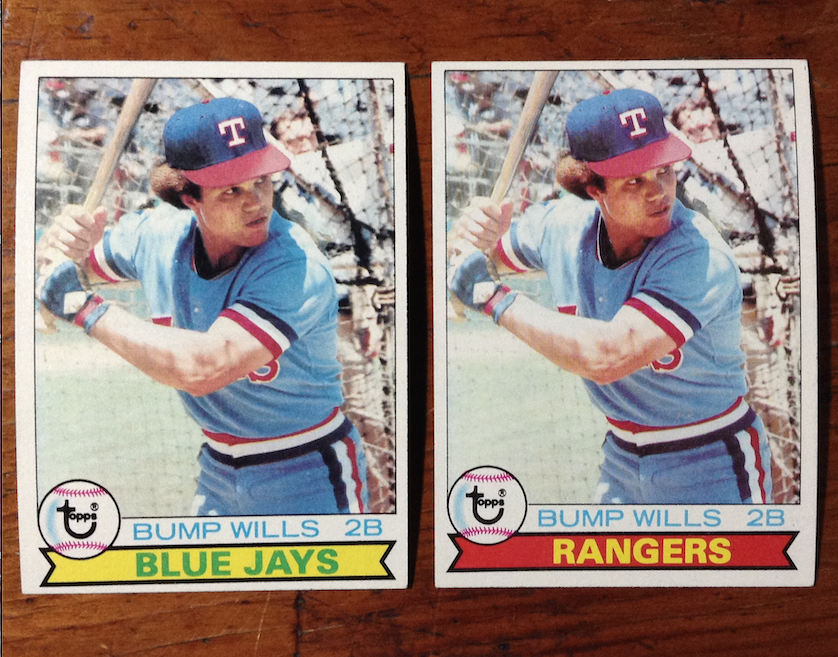 BallparkTeddy's tweet photo. True story: for a few years, the Rangers version of Bump Wills was by far the most valuable card in the 1979 Topps set (pricing shown from Fall 1982 issue of Baseball Cards Magazine).  #OzzieWho?  @SABRbbcards https://t.co/SRCqj7bqZc