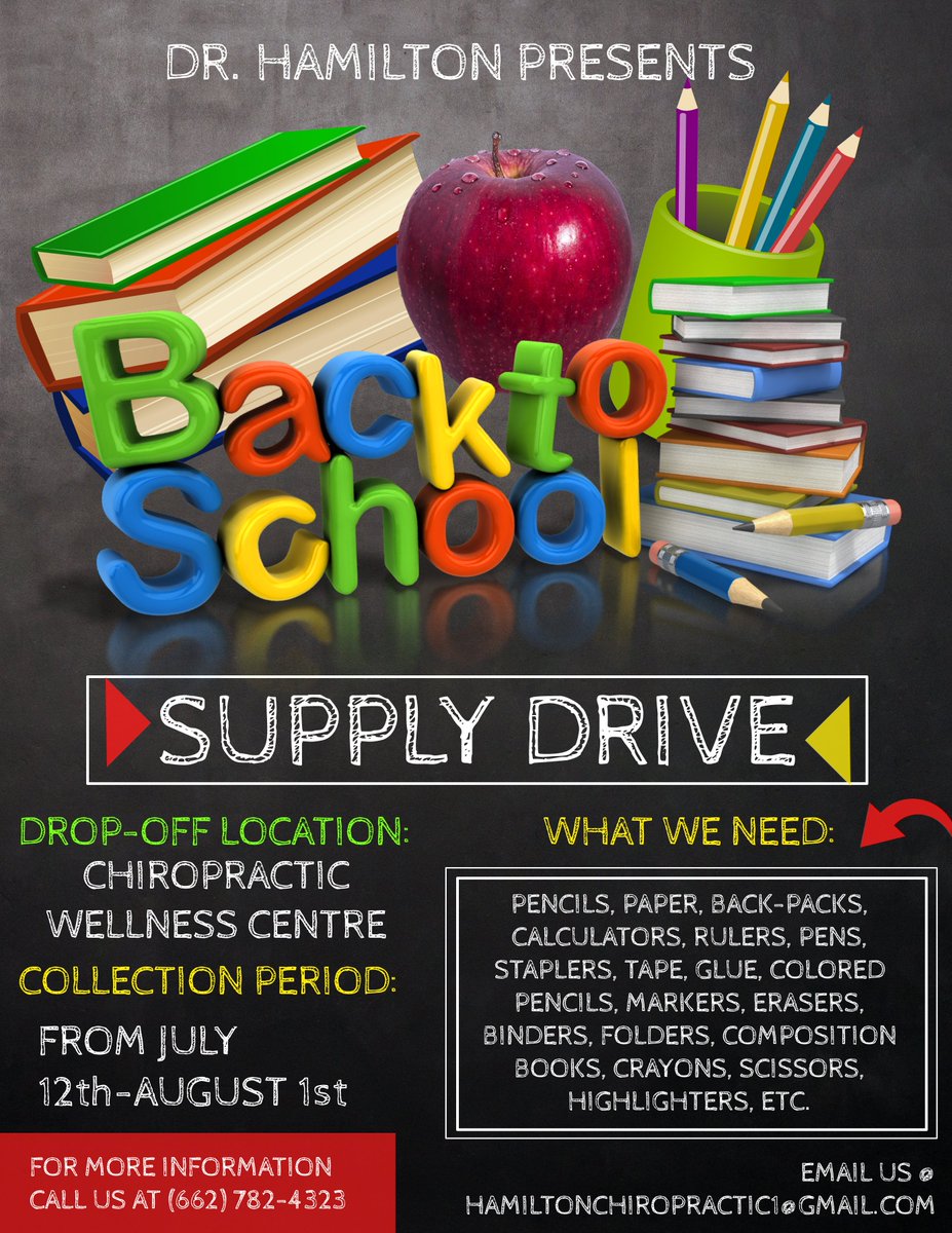 _DrHamilton's tweet photo. Dr. Hamilton's 1st Annual School Supply Drive
This year, we will be starting a school supply drive. For my very first school supply drive, I wanted to choose a school that is near and dear to my heart. The very first school that I attended was Greenhill Elementary School. https://t.co/c4BC4tVKjZ