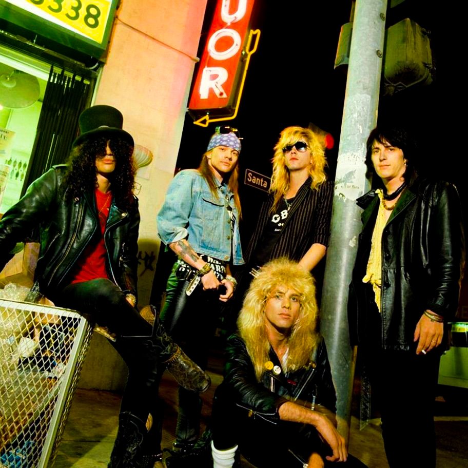 ImagenRetro's tweet photo. Guns N' Roses, 1988. https://t.co/qHUp00AV7y