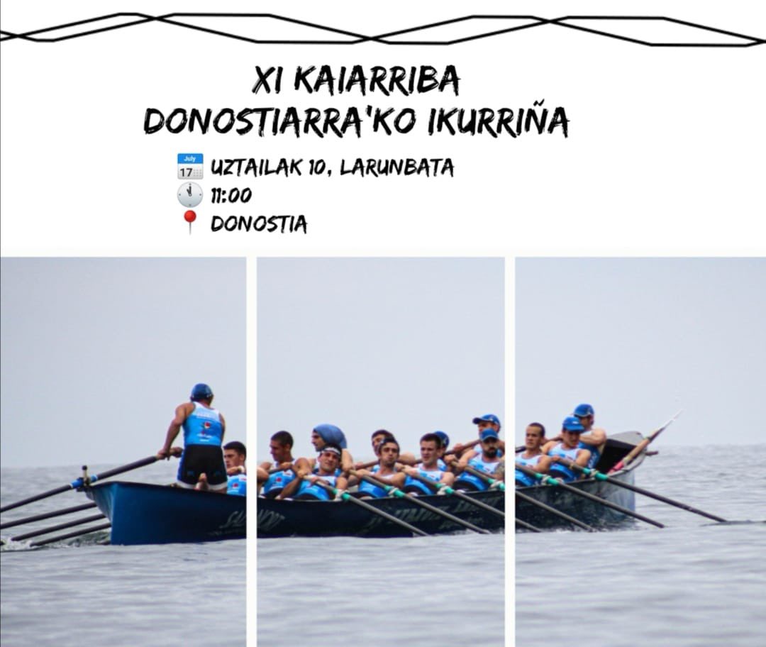 zarautzarraun's tweet photo. Hauek dira asteburu honetako Zarautz Gesalaga-Okelanen estropadak: #zarautzarraun #enbata @actraineras @actraineras_eus #ETE #KAE2 https://t.co/WK8xj2Go8J