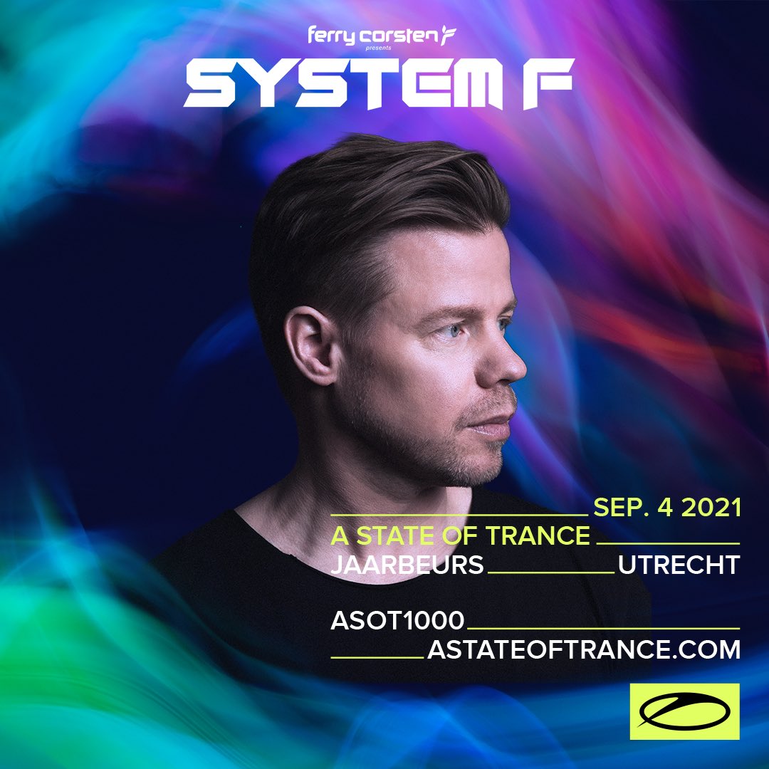 FerryCorsten's tweet image. I’m making my way back to @asot this September for a special #SystemF live set! I hope to see you guys there. 🙌🏼