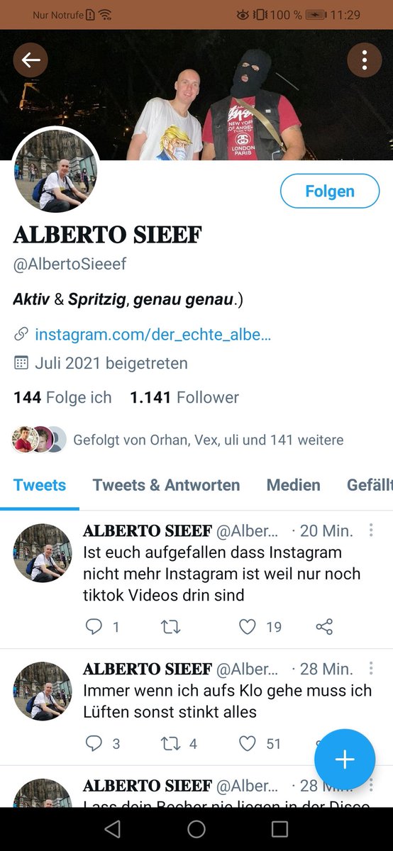 Das ist mein neuer Twitter weil ich habe ein neues Handy ich komme in dem alten Account nicht mehr rein bin nur mit dem alten Handy drin aber komme in den neuen Handy nicht mehr rein deswegen folge den neuen Account