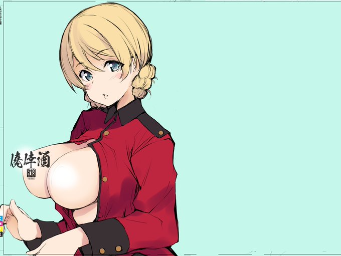 表紙はこんな感じにしようか
少しだけ色塗ってみて 考え中ヾ(:3ノシヾ)ノシ
#ガールズアンドパンツァー #ダージリン 