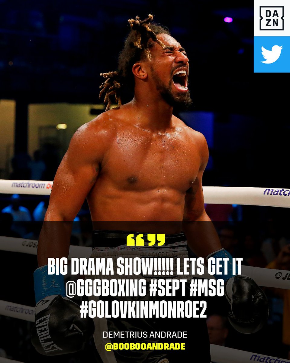 Andrade calls out GGG on Twitter 📲 😲