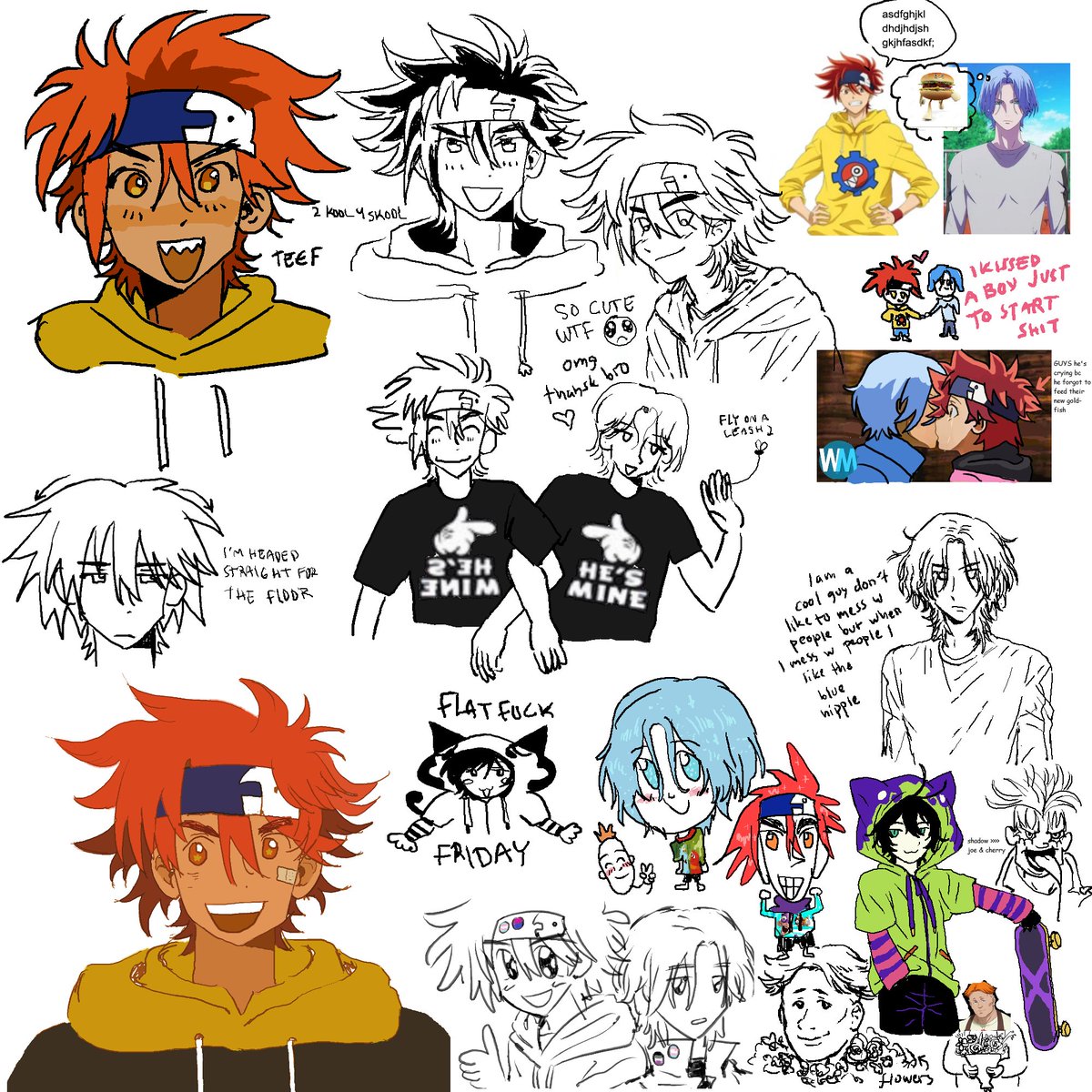 #sk8theinfinity drawpile with le @fille030 😁 
