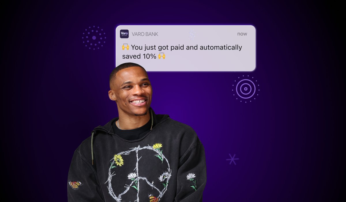 VaroBank's tweet photo. Make Russell proud and make sure you turn on Save Your Pay 💭 #thursdayvibes #SavingsGoals #SavingsMonth2021 https://t.co/AjFGsTj7Bm