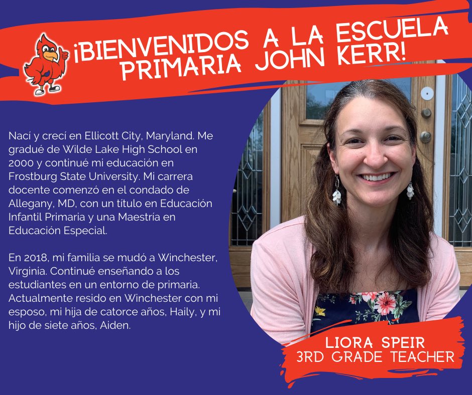 This year, we will have a new member of the 3rd grade team! Welcome to Liora Speir!! We are very excited to welcome Ms. Speir to the Cardinal family! ❤️💙✏️📓 <a href="/rnlevi01/">Rachel Levi</a> <a href="/BethDonnell/">Beth O'Donnell</a> @jvanheukelum <a href="/mrboula/">Jake Boula, Ed.D</a>