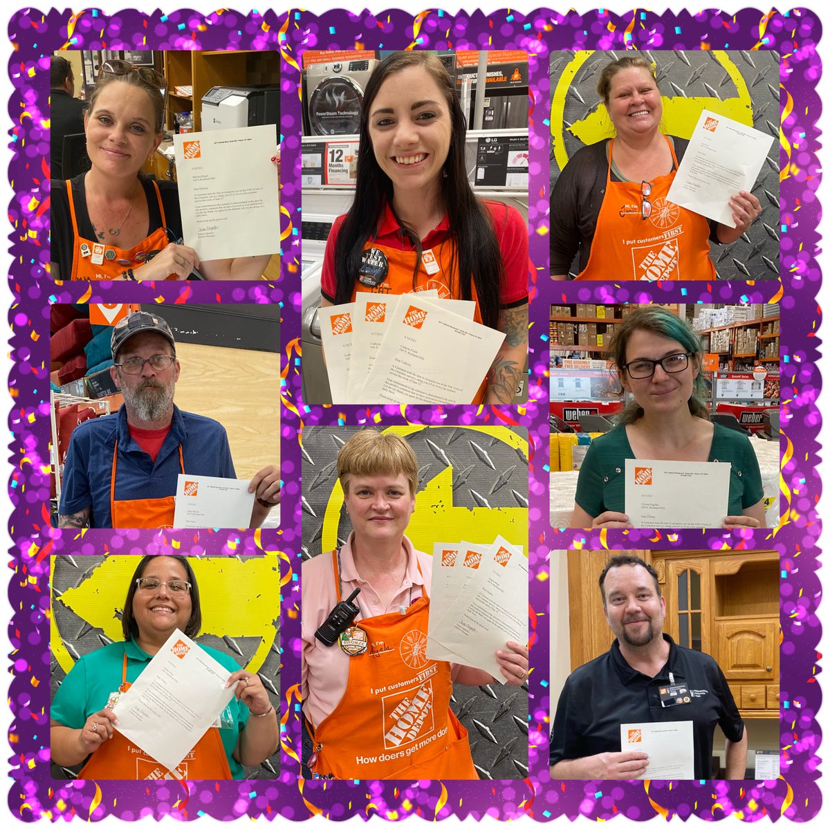 🎉This group of associates from 540 received their letters from Trina today 🎉  Thank you for GETTING what makes a difference in our customers shopping experience <a href="/TayFich/">Taylor Fichtner</a> <a href="/CarpenterTrina1/">Trina Carpenter 🐾</a> <a href="/mslisa519/">Lisa</a> @WatershadeGtrst <a href="/tiffanyrazo/">Tiffany Razo</a>