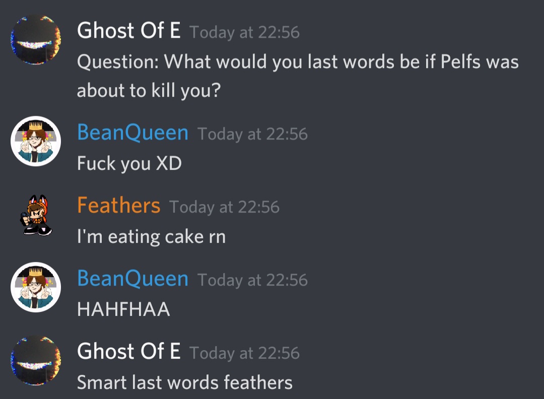 feathers_lord's tweet photo. Discord Shenanigans https://t.co/LZYNimn8ec