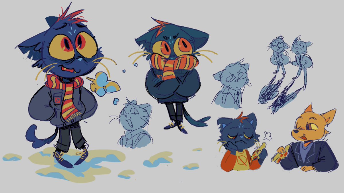 nitw (in winter) doodles! ❄️