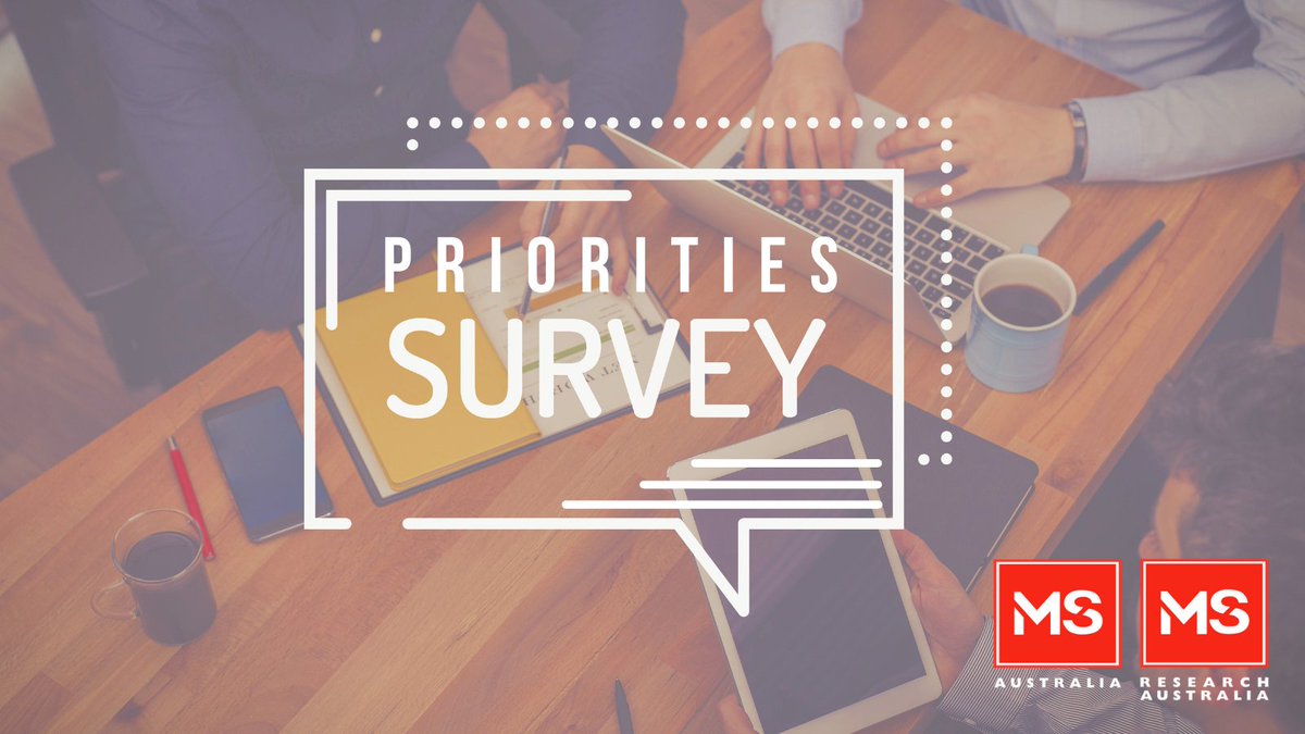 It's your chance to have a say on the #MS research &amp; advocacy priorities!📢

Your opinion will help shape our future research &amp; advocacy efforts.

Find out more here👉 ow.ly/FdlR50Fkwcy
Take the survey👉 ow.ly/dBcT50Fkwcz

#KissGoodbyeToMS #RealMSResearch #VoiceforMS