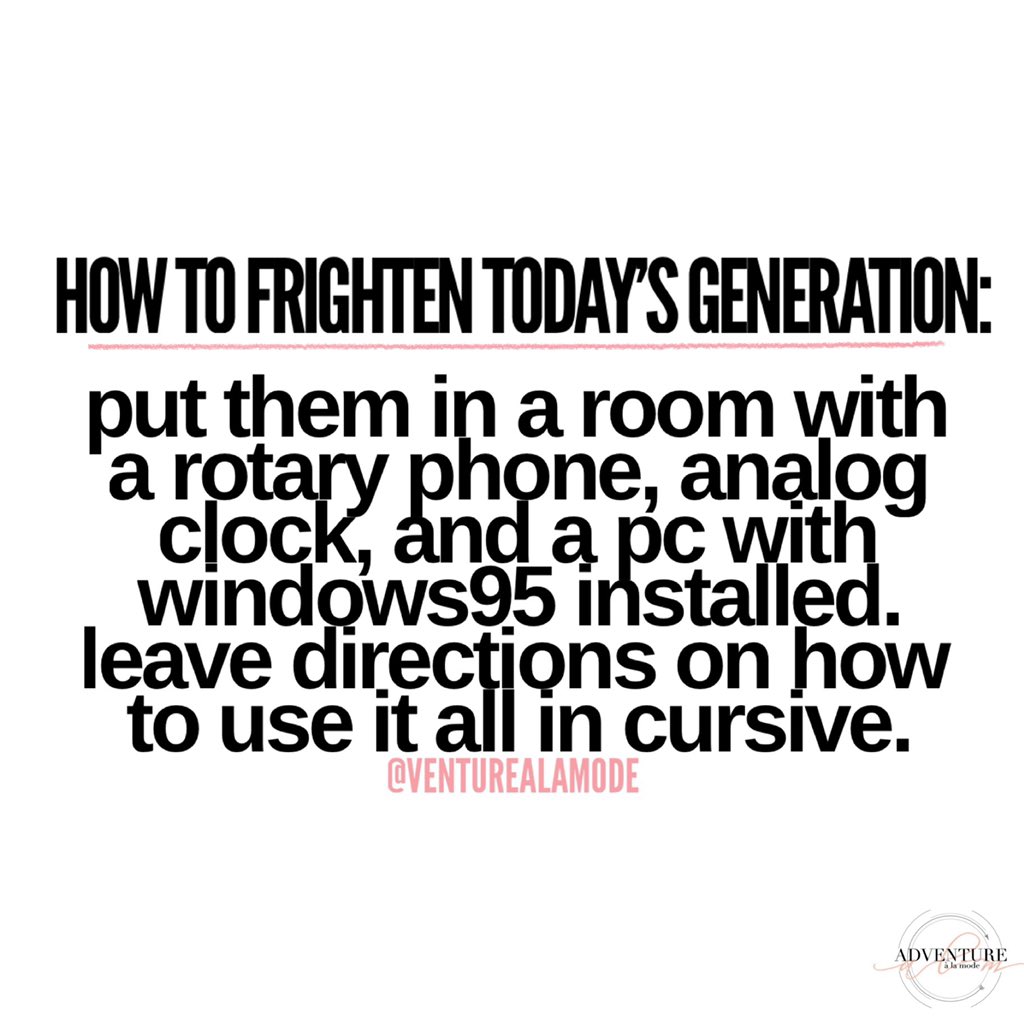 VentureALaMode's tweet image. Yes, we are both P.O. Peterson proficient. Anyone else?! ✍🏼😂🤣 #relatable #cursive #analogclock #rotaryphone #POPeterson