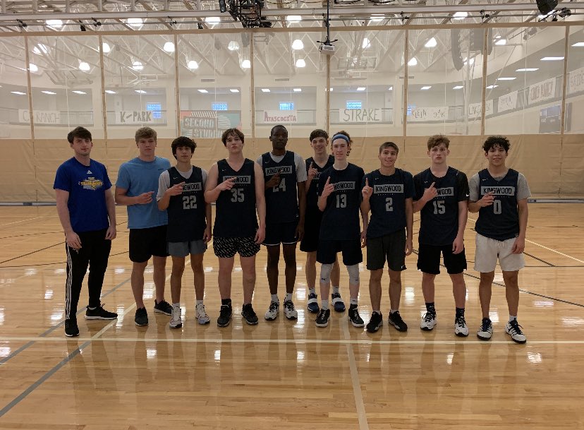KingwoodBBall's tweet photo. Kingwood Basketball went 5-0 and won the SBC Shootout today playing other Houston area high schools. Mustangs win the tournament for the first time since 2009! Great way to end our Summer tournaments. Proud of these guys and looking forward to this group this upcoming year! 🐎🏀 https://t.co/Qot4yeS6lk