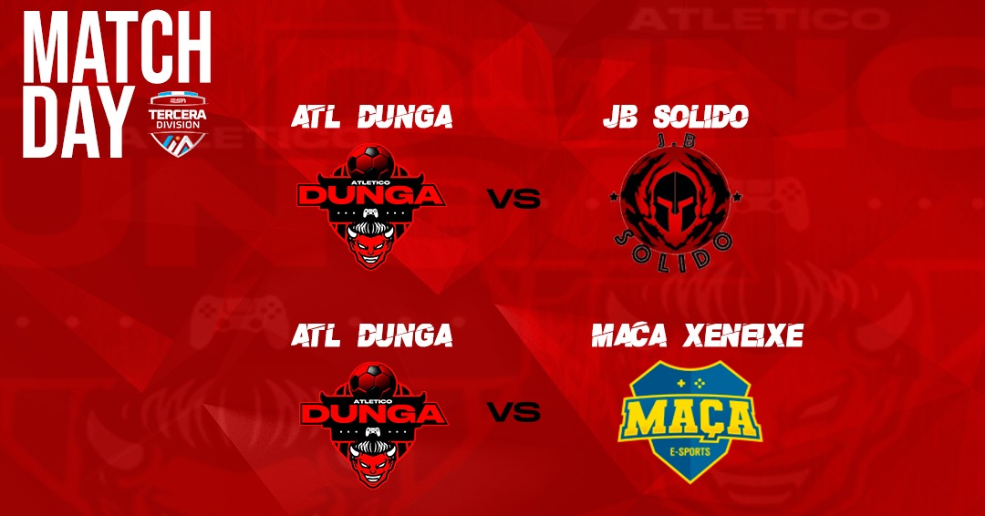 IESA | Liga 3° División 

¡HOY ARRANCA LA ILUSIÓN!👹

Empieza el campeonato y los diablos quieren arrancar con todo las primeras dos fechas frente a durísimos rivales

➡ 23:00 🆚 <a href="/jb_solido/">JB Sólido</a>
➡ 23:30 🆚 Maca Xeneixe

Esta campaña volveremos a estar contigo 👹🔥 

#TodoRojo