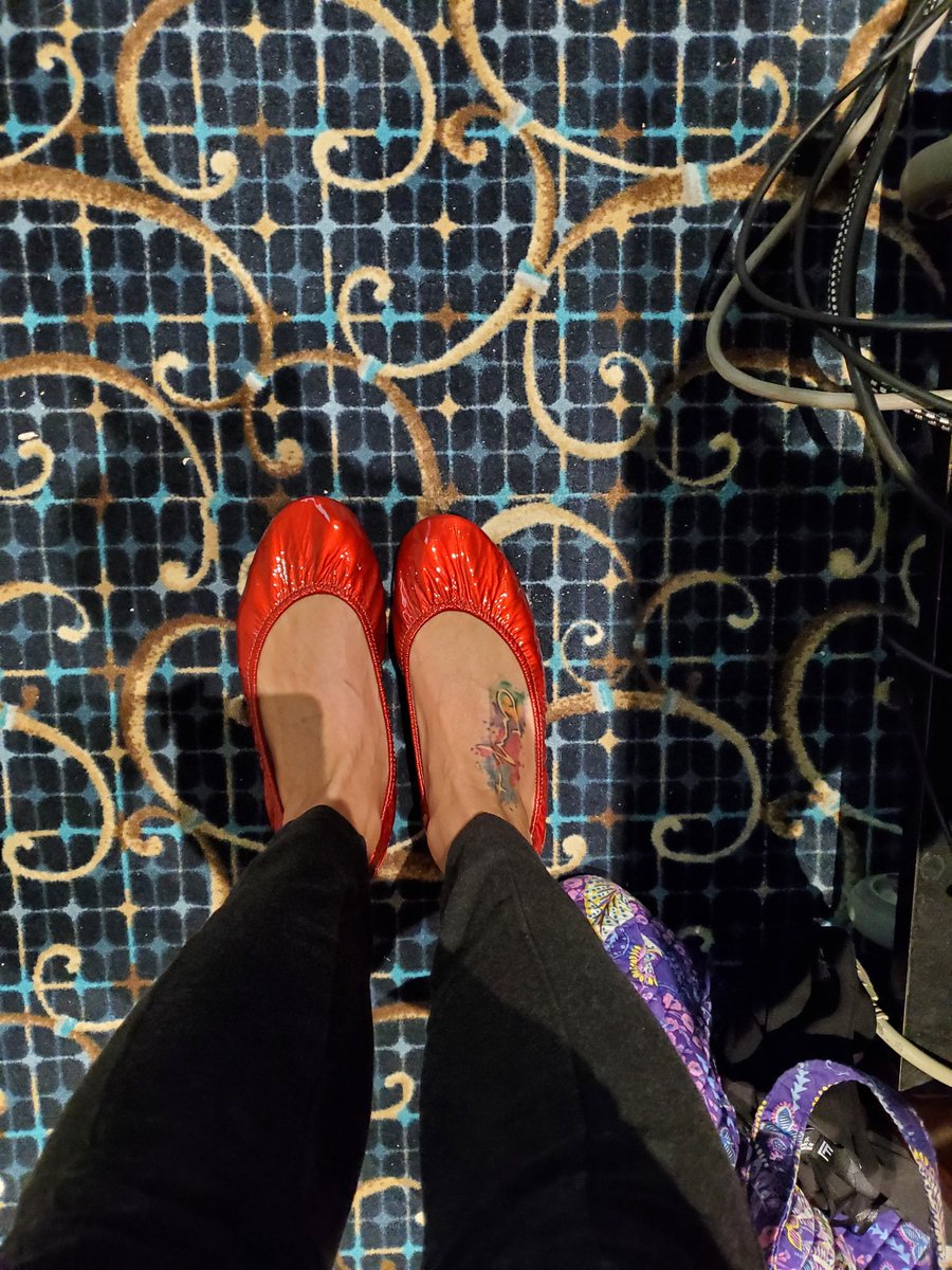If you wear red patent leather flats around a large group of people, you will get called Dorothy all day #RoadtoNNPS21
