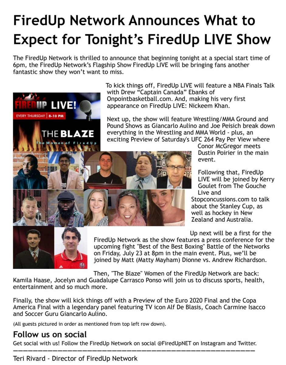 specialTeri_'s tweet photo. TONIGHT on #FiredUpLive on the #FiredUpNetwork #FiredUpNet #FiredUp #GetFiredUp @FiredUpNet https://t.co/zGreLihmDn
158 platforms https://t.co/XIAG4zf6Yr