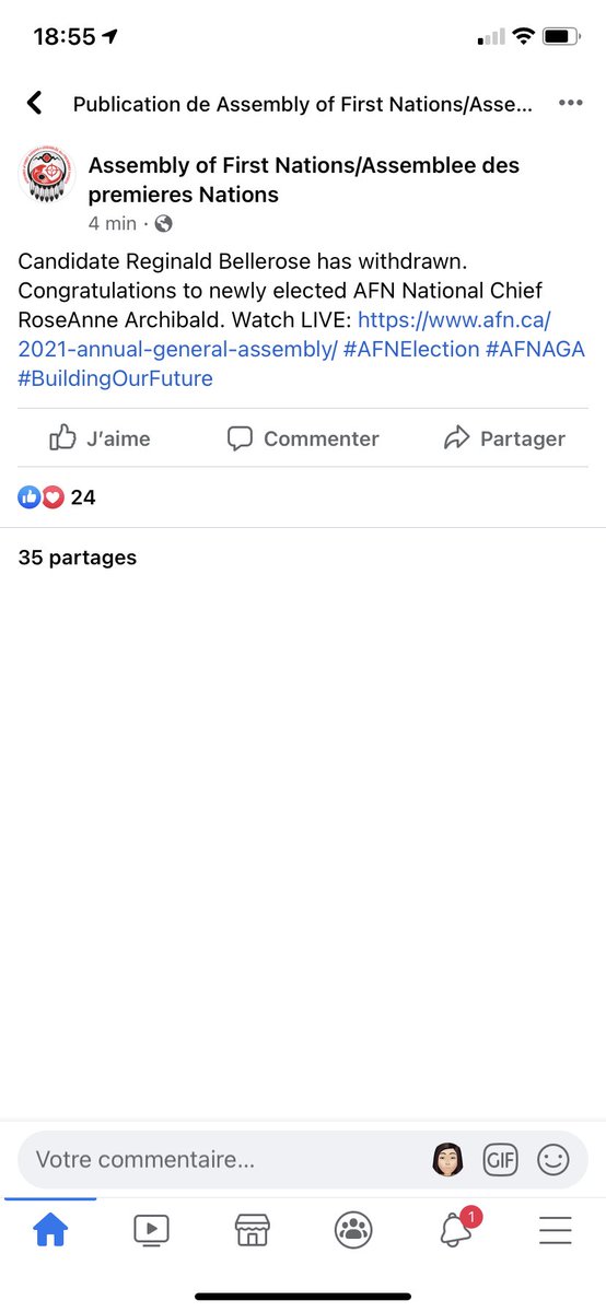 belanger_edith's tweet image. Une Première femme élue à la tête de l’APN ! Kci-qaha, félicitations à @RoseAnne4NC #AFNElection #womenempowerment