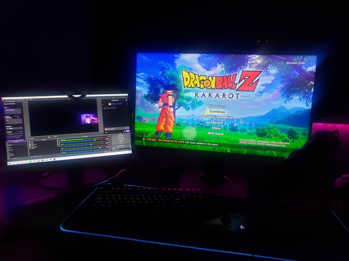 Hefeflo's tweet photo. WE ARE LIIIIIIVE!!!! Starting the Frieza saga on DBZ Kakarot. Come kick it
https://t.co/mOYJh8HXc8
#Rtsmallstreams #supportsmallstreamers #streamsupport #twitchstreamer #twitch #gaming https://t.co/gNSPZUjVDr