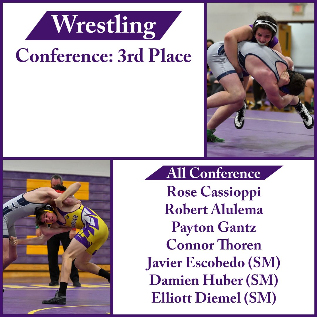 Wrestling competed strongly in conference and there was no post-season for our wrestlers this year. We are proud of them!