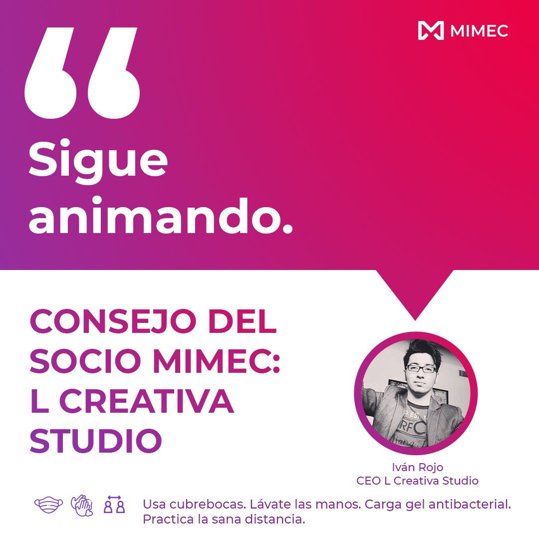 mty_mimec's tweet photo. El #sociomimec @LCreativaStudio cuenta:
"Esto es algo que me digo a mí mismo; engloba todo en lo que creo, por que animar es mi sueño, mi alegría, mi fuerza y mi pasión."
#animacion #animation #studio #creatividad #quotes #motivation #industria   #innovacion #somosmimec https://t.co/6tsFFhqKA3