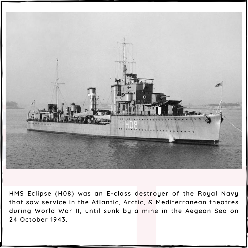 BritishHistorym's tweet photo. #otd 23 July 1943 โ World War II: The British destroyers HMS Eclipse & HMS Laforey sink the Italian submarine Ascianghi in the Mediterranean after she torpedoes the cruiser HMS Newfoundland.
@NatMuseumRN #Royalnavy #Britishhistory #HMSEclipse #HMSLaforay https://t.co/SOZ55eGtaM