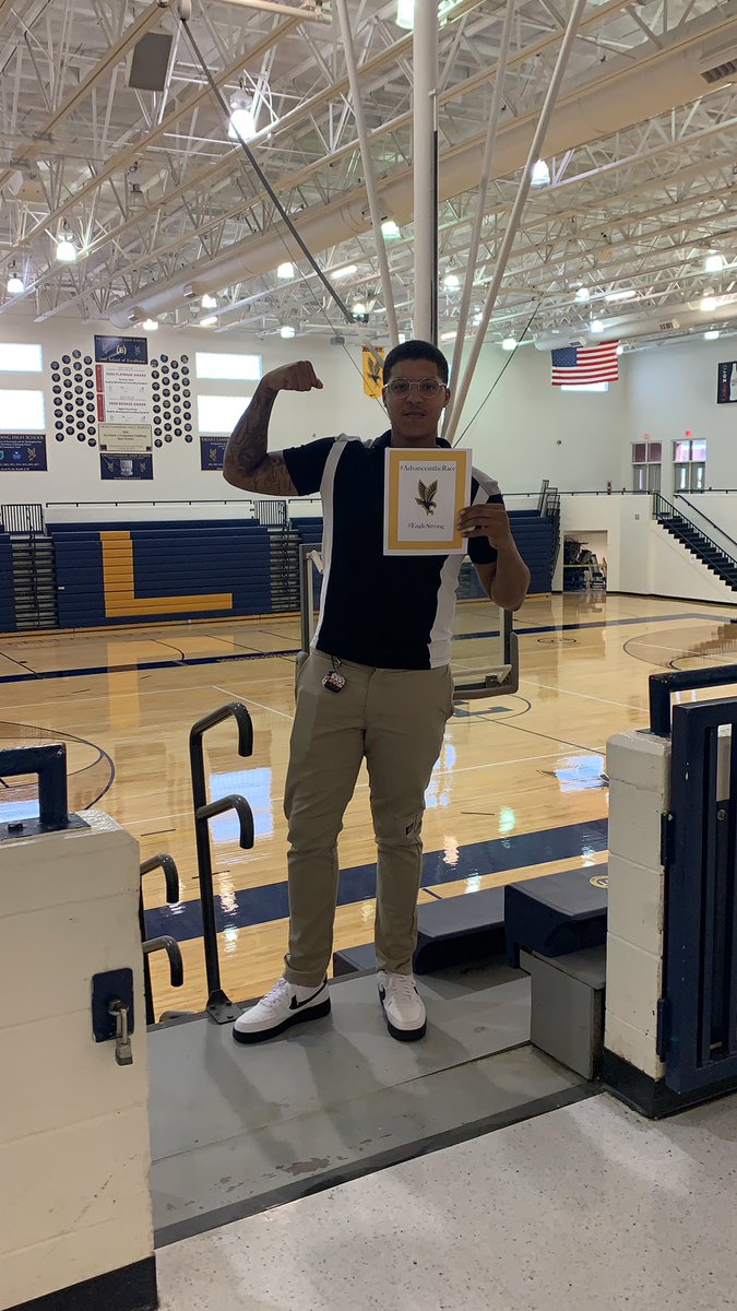 coachallenj's tweet photo. #advanceintherace. #eaglestrong https://t.co/dFT7e54iZs